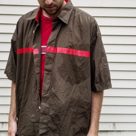 Tommy Hilfiger Other - Vintage Tommy Hilfiger Jean's Camp Shirt. Rare!